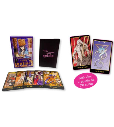 La baraja y el manual del Tarot anime